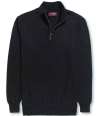 BK555 7898 Brook Taverner Dallas 1/4 Zip Jumper Black colour image
